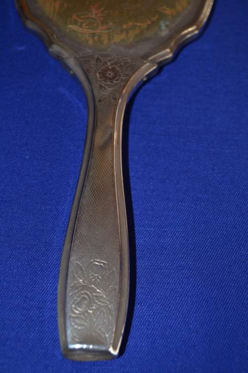 Plated Hand Mirror