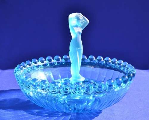 Josef Inwald Art Deco Glass Float Centrepiece set