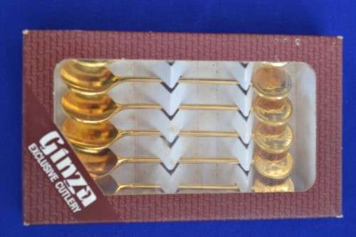 Gold Plated Kruger Coin Spoons