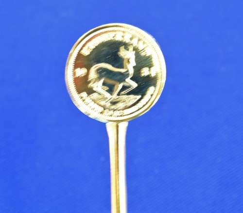 Gold Plated Kruger Coin Spoons