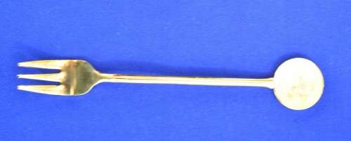 Gold Plated Kruger Coin Forks