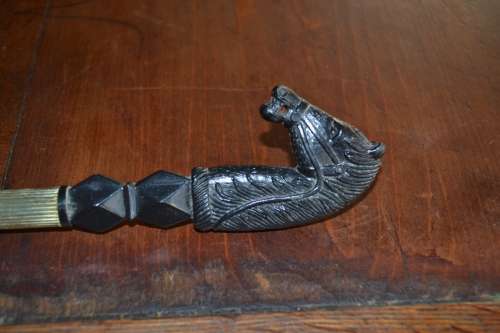 Vintage Shoe Horn with Detailed Horse Head Handle