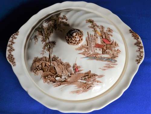 Johnson Brothers The Old Mill Platters and Serving Dish with Lid