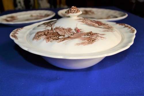 Johnson Brothers The Old Mill Platters and Serving Dish with Lid