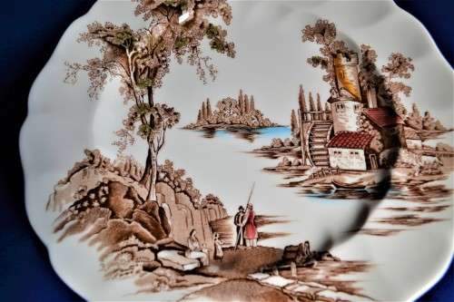 Johnson Brothers The Old Mill Dinner Plates x 5