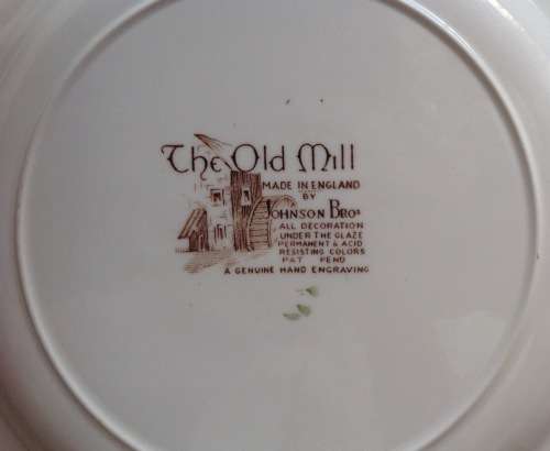 Johnson Brothers The Old Mill Dinner Plates x 5