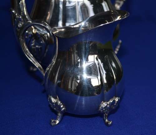 Silver Plate Tea / Coffee Pot and Milk Jug