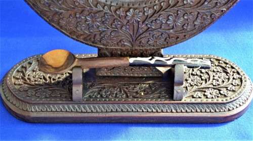 Antique Indian Carved Dinner Gong