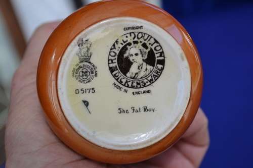 Royal Doulton Dickens Ware "The Fat Boy" Vase / Spill