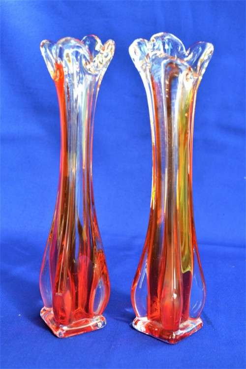 Murano Glass "Finger" Vases--1960