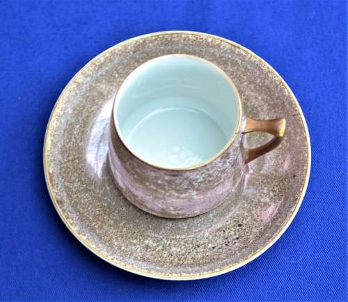 German Porcelain Espresso Coffee Cup and Saucer