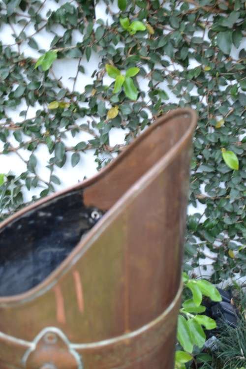 Copper Coal Scuttle - Vintage