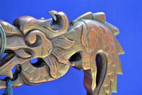 Antique Dragon Lamp c1920