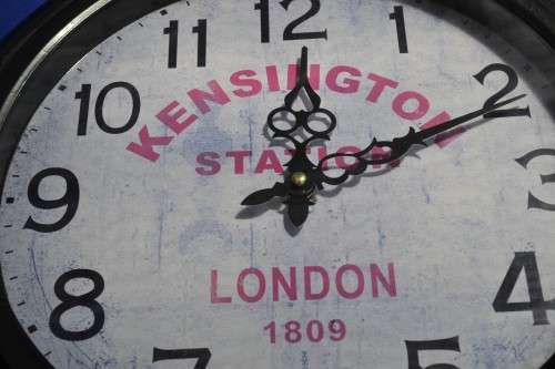 Kensington Station Wall Clock - Battery Operated