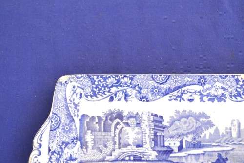 Spode  Blue Italian Sandwich Tray
