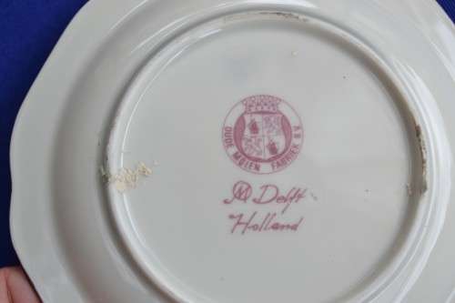 Vintage Oude Molen Fabriek Delft Plates - Small