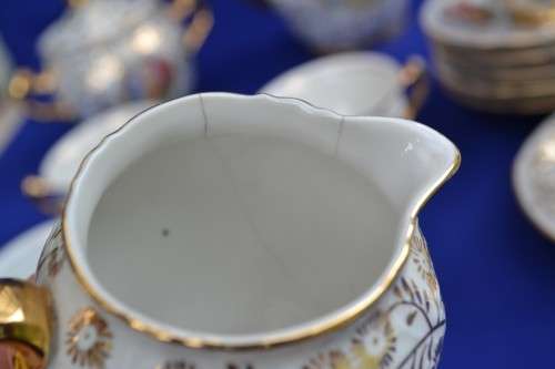 Vintage RCK Czechoslovakia Bernadotte Tea Set - 17 Pieces