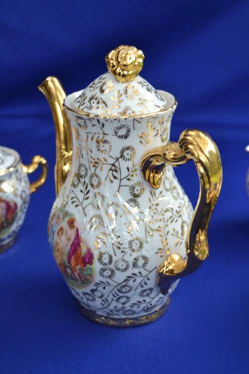 Vintage RCK Czechoslovakia Bernadotte Tea Set - 17 Pieces