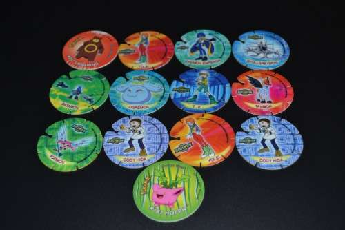 Simba Digimon and Pokemon Tazos