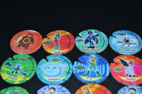 Simba Digimon and Pokemon Tazos