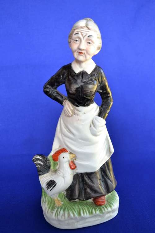 Bisque Porcelain Granny Figurine REDUCED