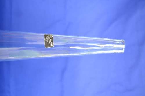 Murano Italy Hand Crafted Clear Glass Vase