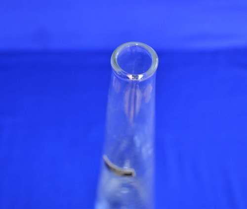 Murano Italy Hand Crafted Clear Glass Vase