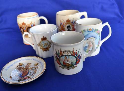 British Royal Family Memorabilia -  6 Pieces