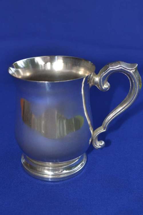 Silver Plate Mug - Made in Hong Kong
