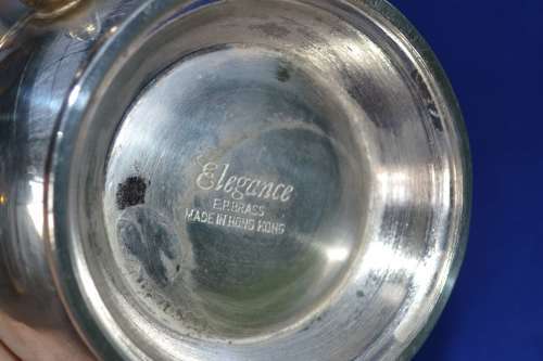 Silver Plate Mug - Made in Hong Kong