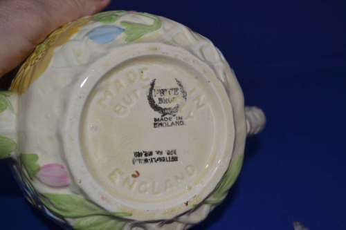 Price Brothers Butterfly Ware  Tea Pot  - c1930's