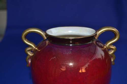 Carlton Ware Rouge Royale Vase c1940's