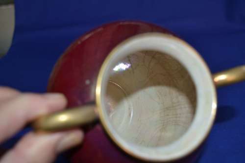 Carlton Ware Rouge Royale Vase c1940's