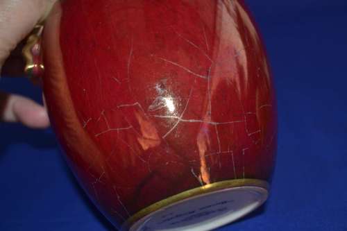 Carlton Ware Rouge Royale Vase c1940's