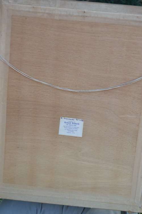 Vintage Tapestry- Framed behind Glass