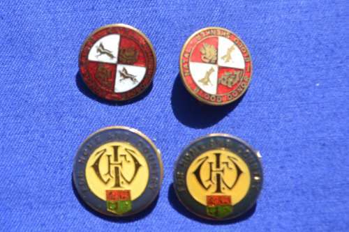Vintage Badges / Pins - Four Pieces