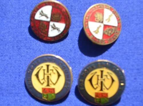 Vintage Badges / Pins - Four Pieces
