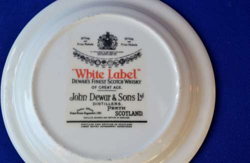 Rare Porcelain Coasters - John Dewar White Horse Whisky