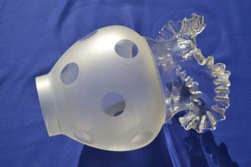 Large Clear and Frosted Glass Light Fitting Shade
