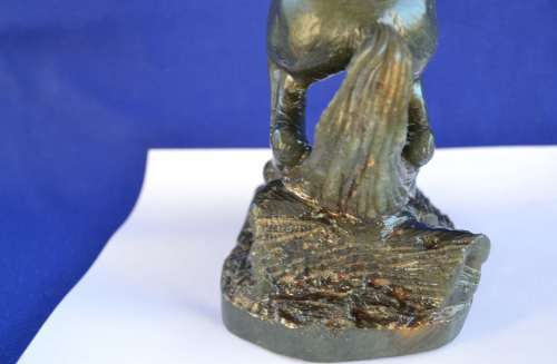 Rearing Stallion Soapstone Carving