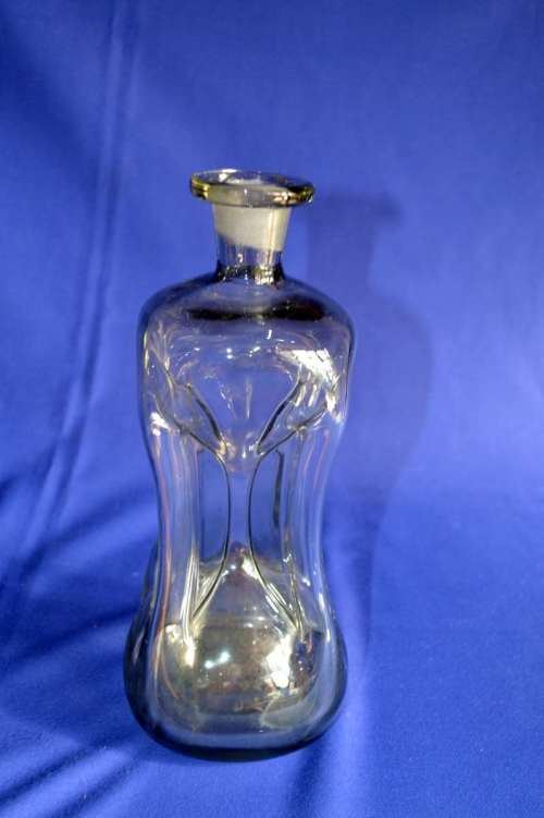 Holmegaard `Kluk Kluk` Clear Glass Decanter