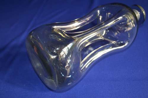 Holmegaard `Kluk Kluk` Clear Glass Decanter