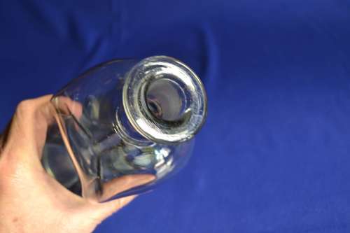 Holmegaard `Kluk Kluk` Clear Glass Decanter