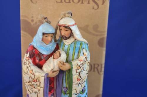 Jim Shore "Holy Family" Figurine / Hanging Ornament - Boxed