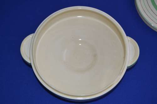 Clarice Cliff Vegetable Tureen and Bizarre Ravel Plate