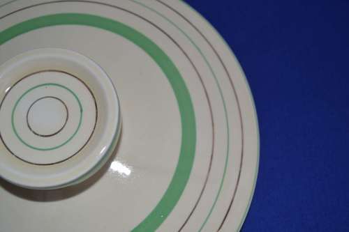 Clarice Cliff Vegetable Tureen and Bizarre Ravel Plate
