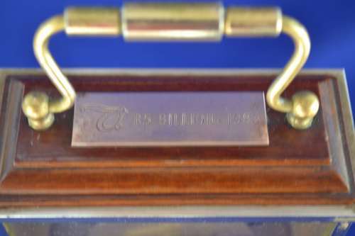 Seiko Quartz Brass Carriage / Mantle Clock