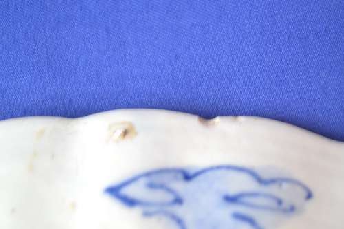 Large Chinese Blue and White Charger / Bowl c1900