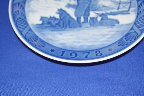 Royal Copenhagen Collectable Christmas Plates 1967 & 1978