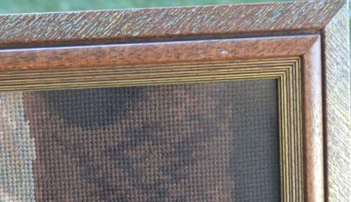 Vintage Tapestry - Framed behind Glass